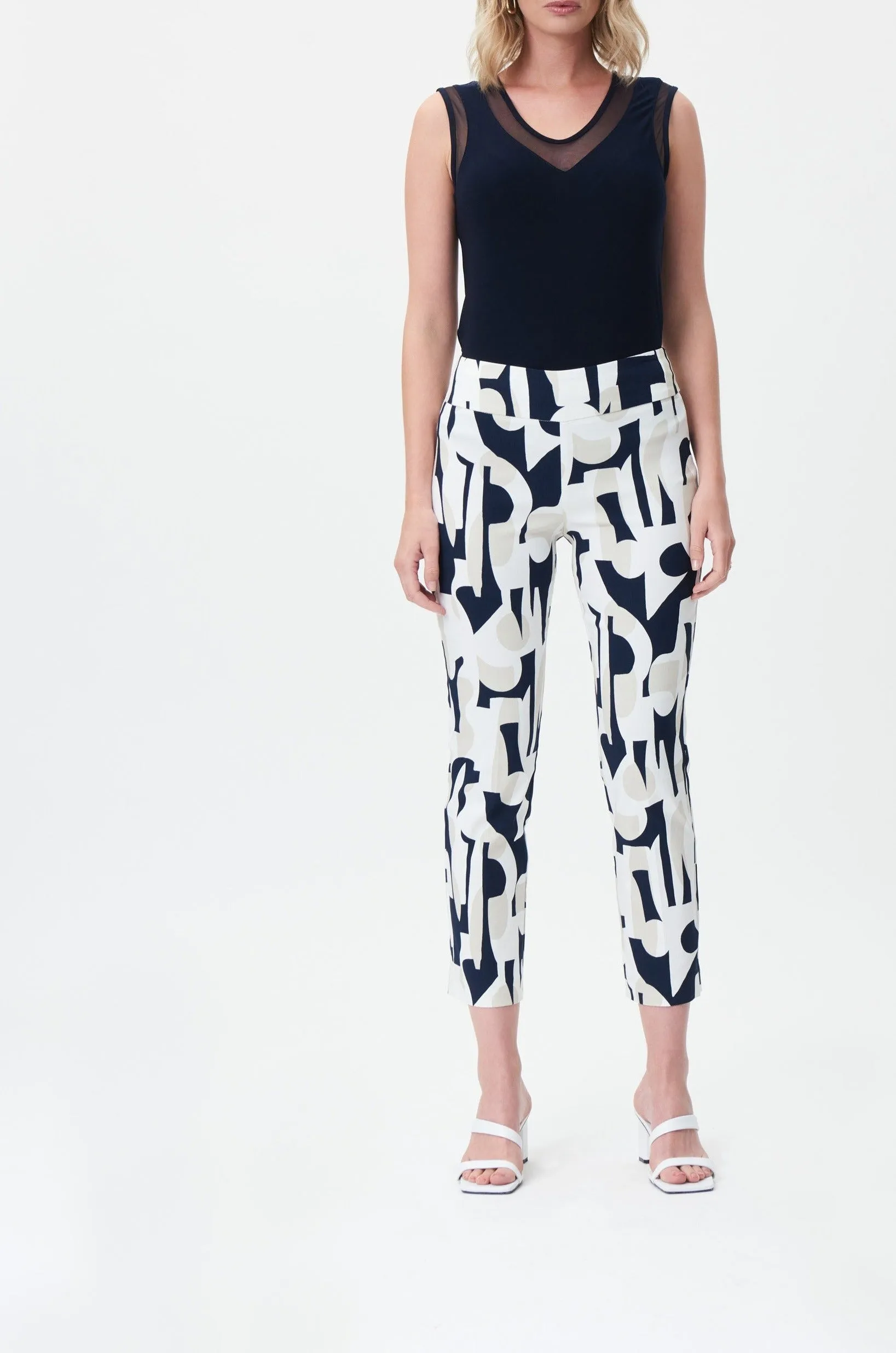 Abstract Crop Pant