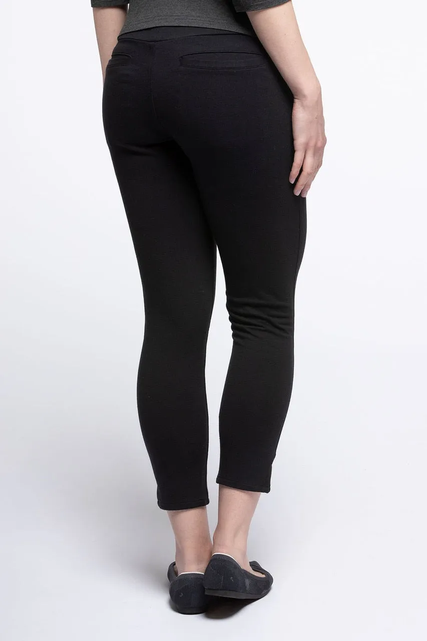 Audrey Cropped Bamboo & Organic Cotton Pencil Pant