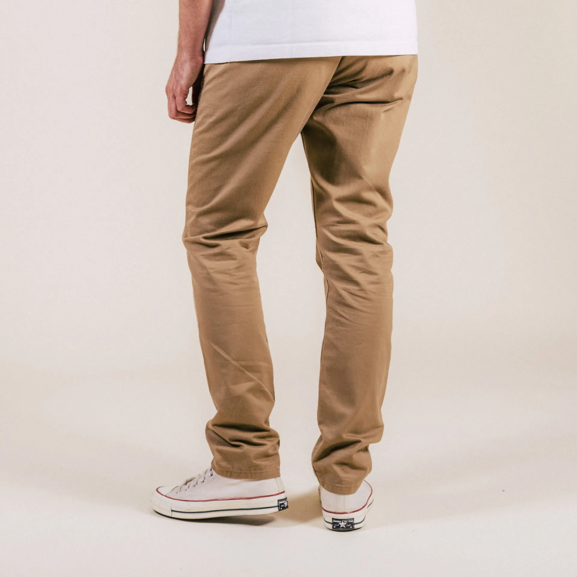 BC-04 RELAXED CHINO 8.5 oz. bronze brown sateen twill