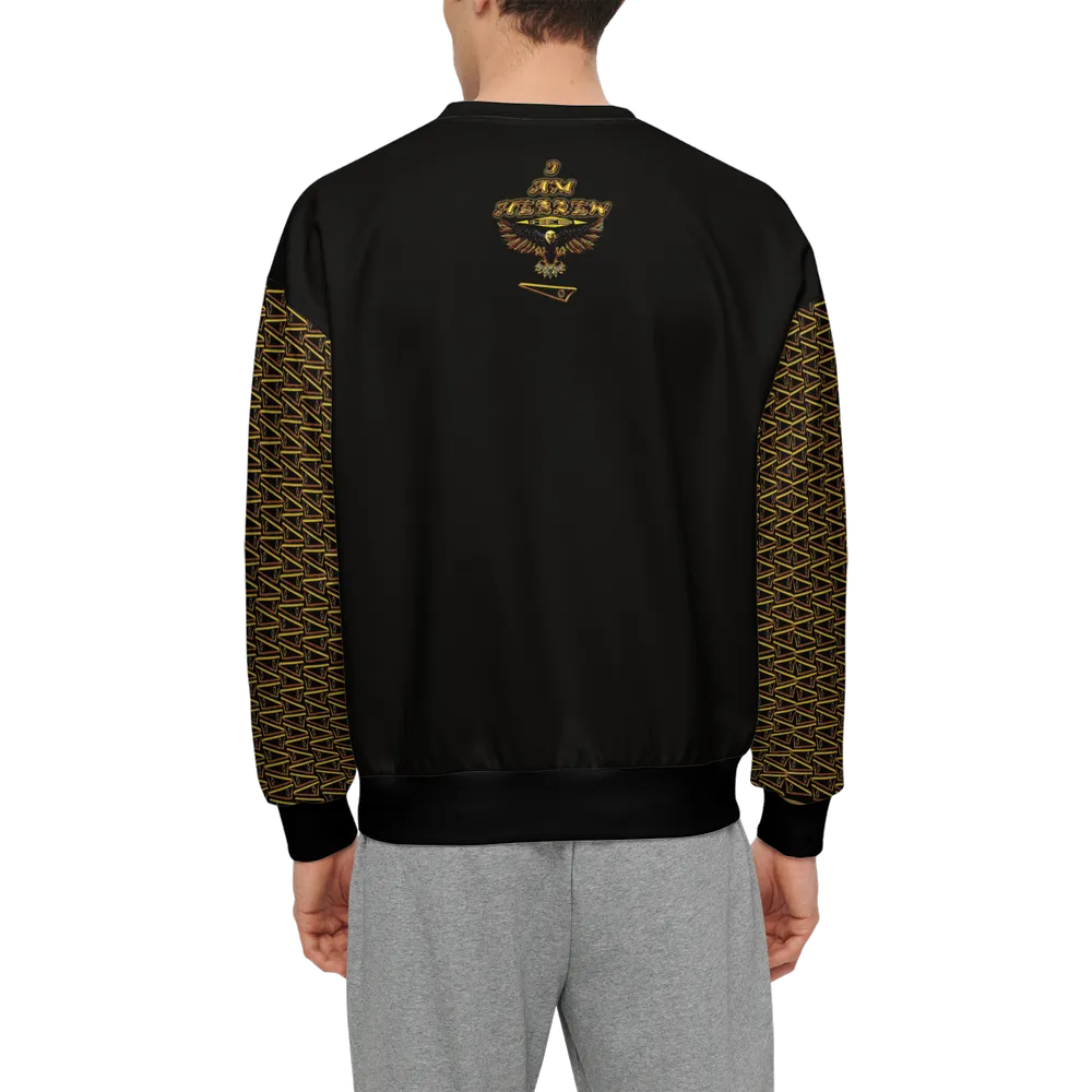 BREWZ Elected Men’s Designer Relaxed Fit Patch Front Sweatshirt