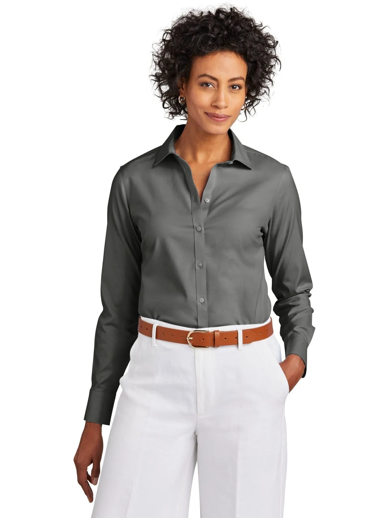 Brooks Brothers Ladies Wrinkle-Free Stretch Pinpoint Shirt