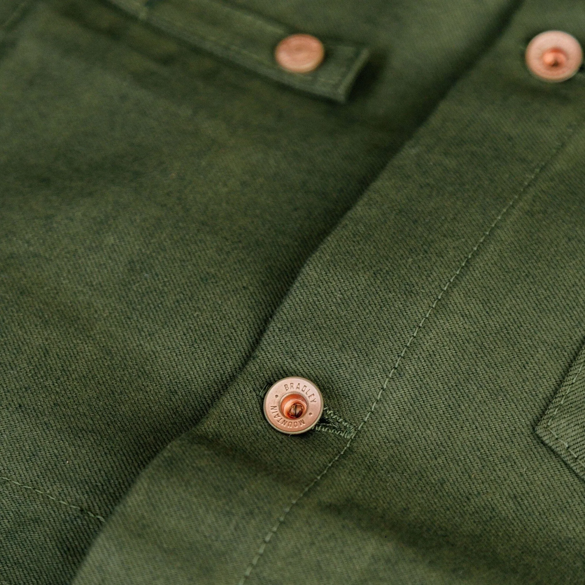 Cabin Jacket -  14oz Olive Selvedge Denim