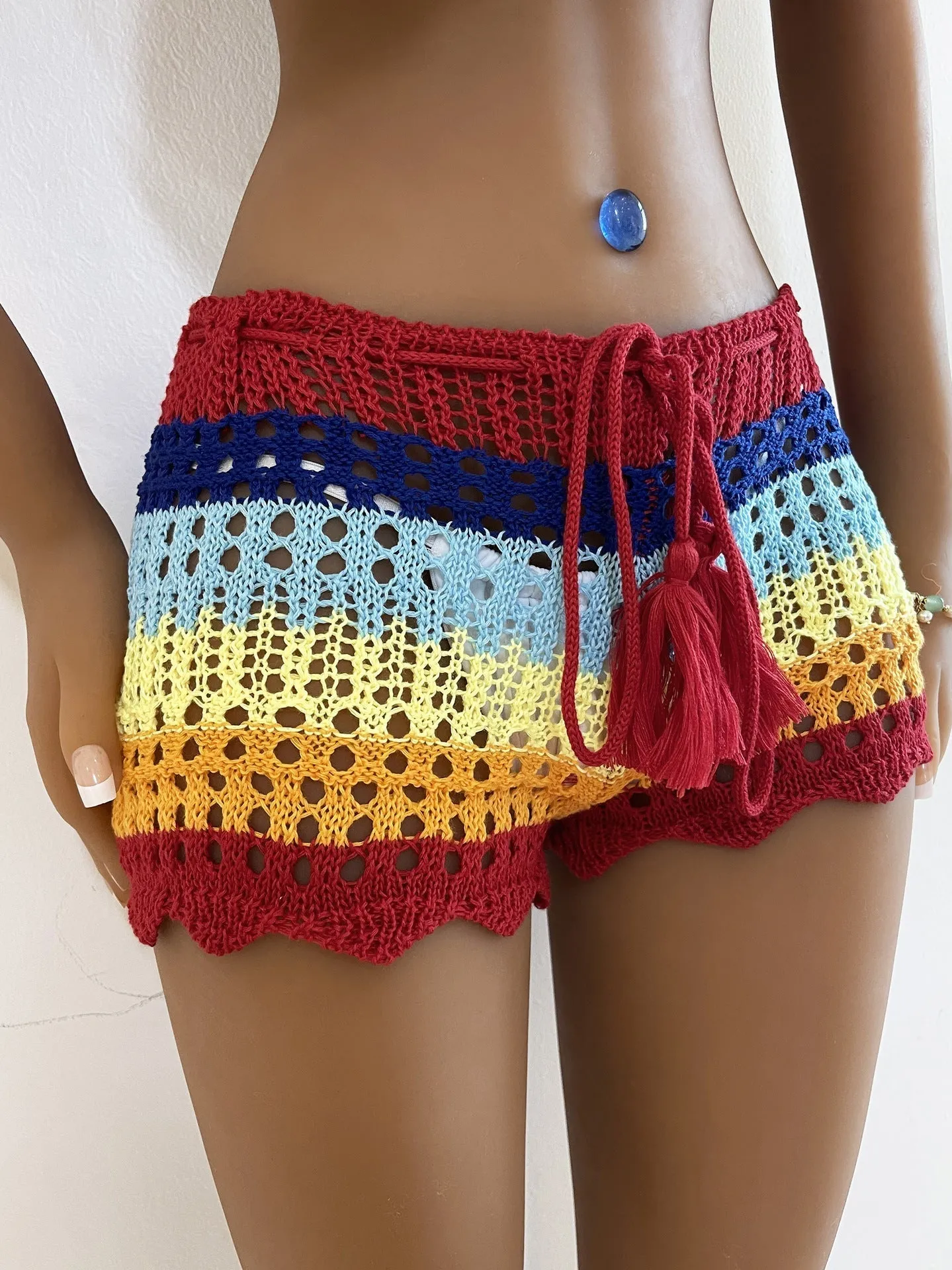 Camellia Crochet Short