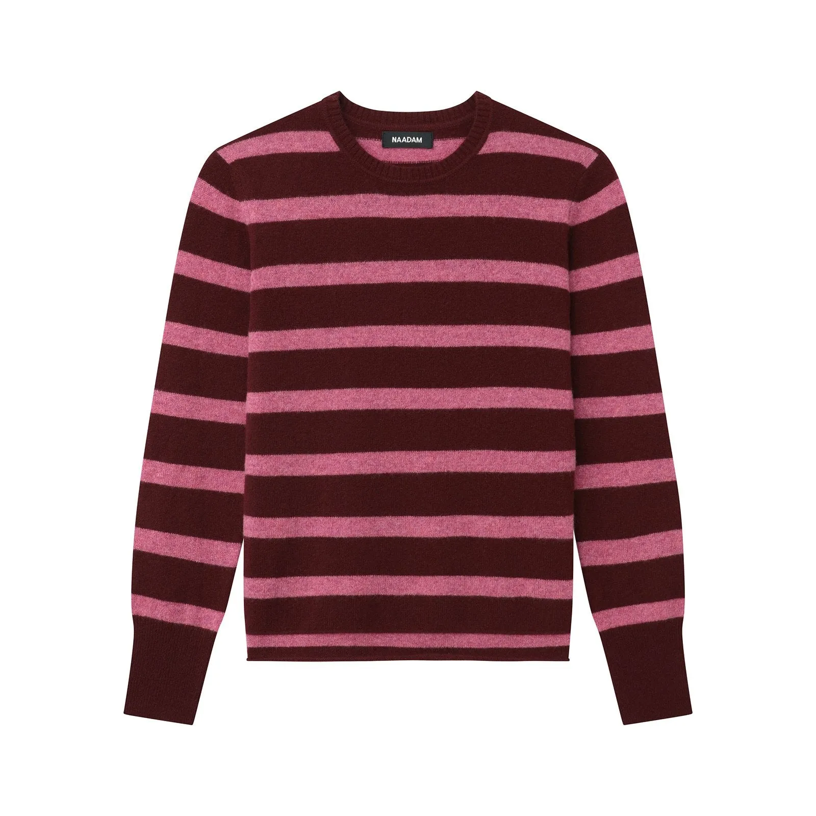 Cashmere Striped Crewneck Sweater