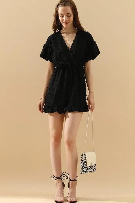 CASUAL RUFFLED CHIFFON JUMPSUIT