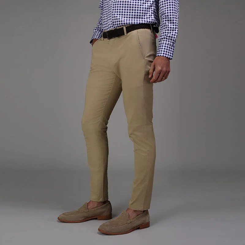 CEO Chino Classic Pocket Cotton Stretch Pants Khaki