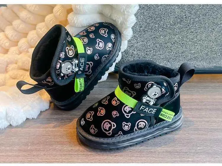 Children's Casual Shoes - Cute Bear Short Boots for Boys & Girls - TSS254