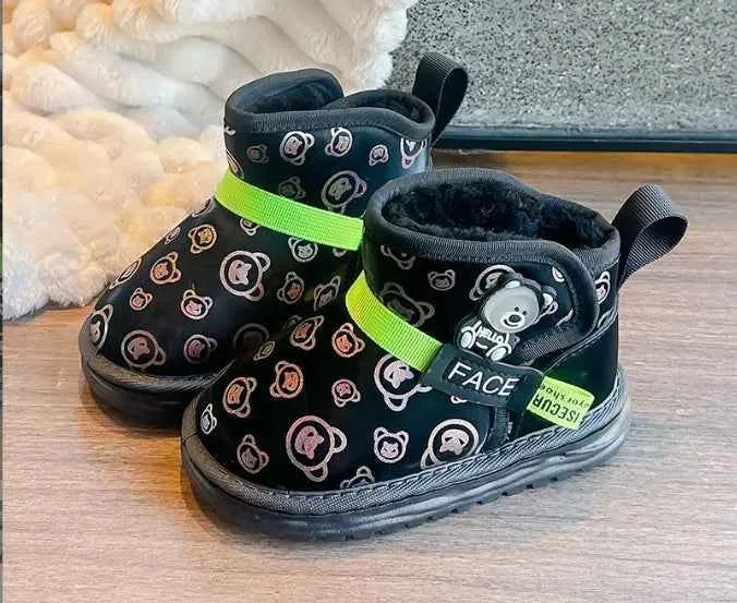 Children's Casual Shoes - Cute Bear Short Boots for Boys & Girls - TSS254