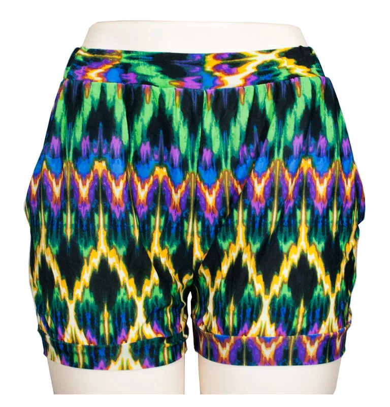 Comfy Casual Printed Pull On Shorts