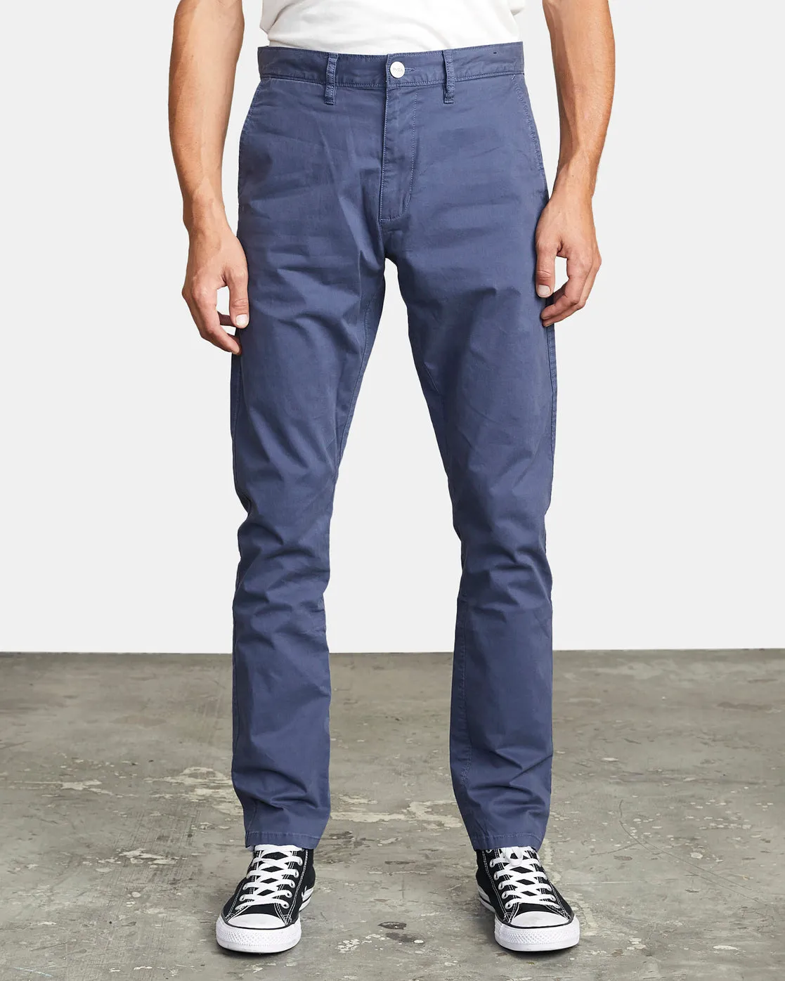 Dagger Slim Fit Chino Pants - Moody Blue