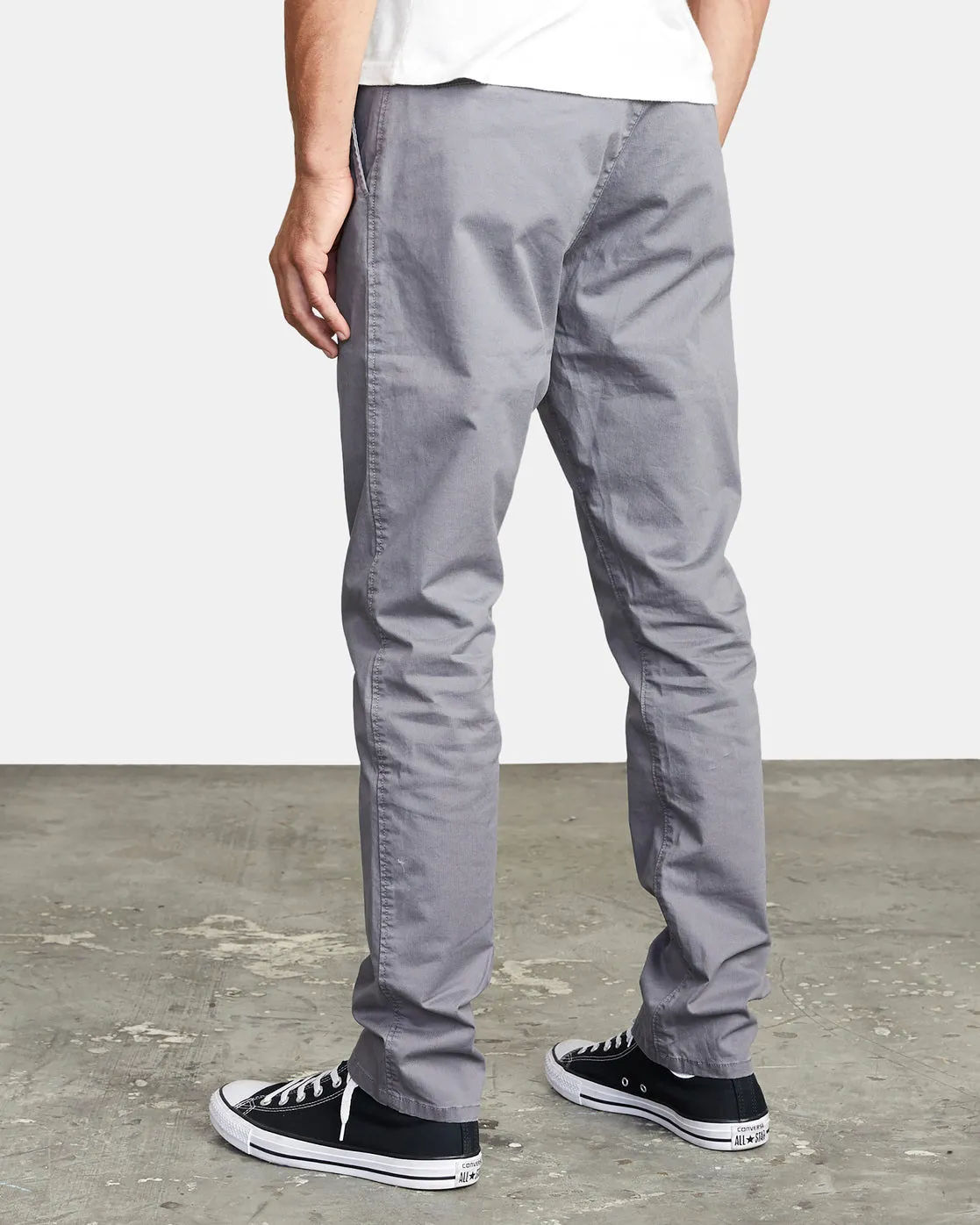 Dagger Slim Fit Chino Pants - Smoke