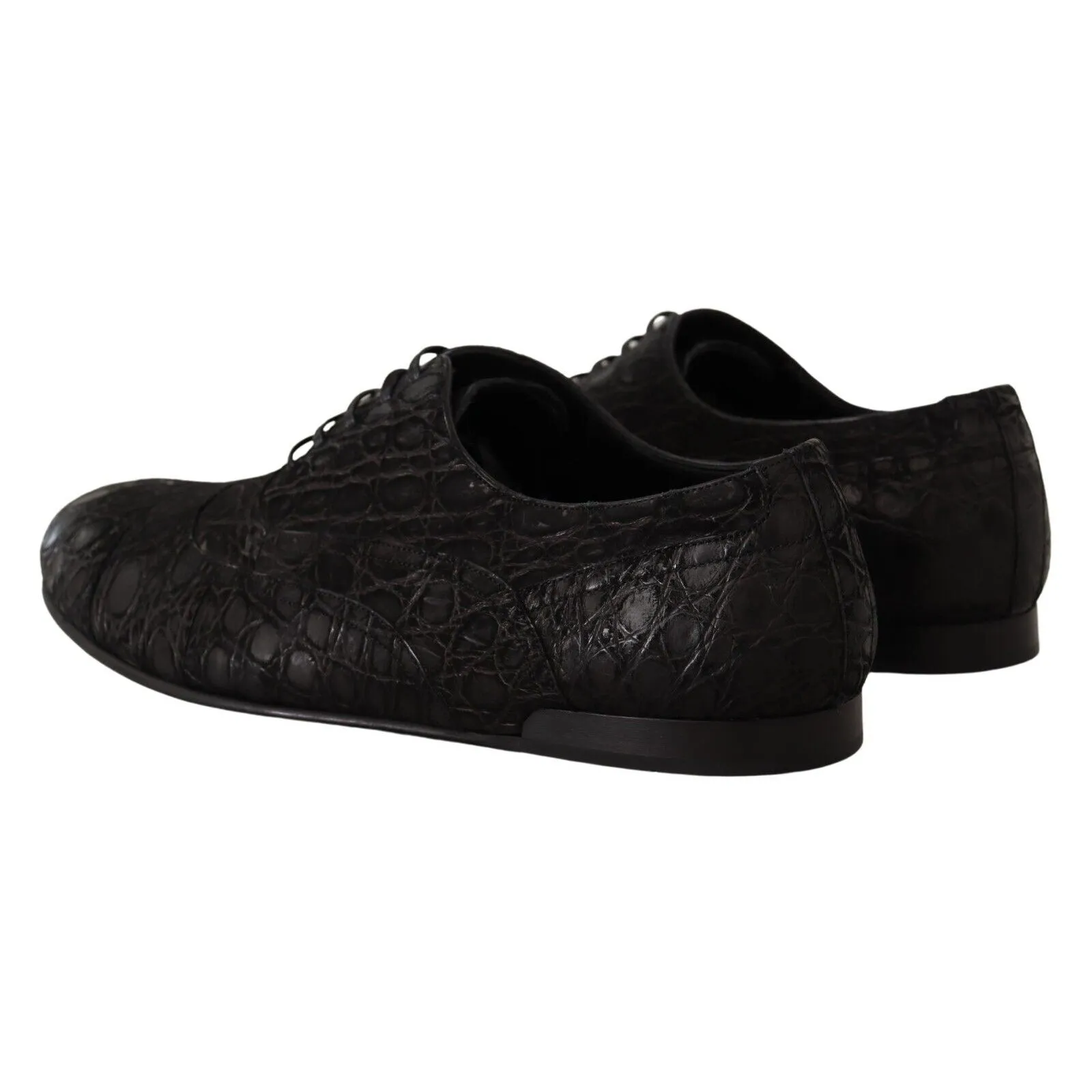 Dolce & Gabbana Elegant Exotic Leather Oxford Shoes