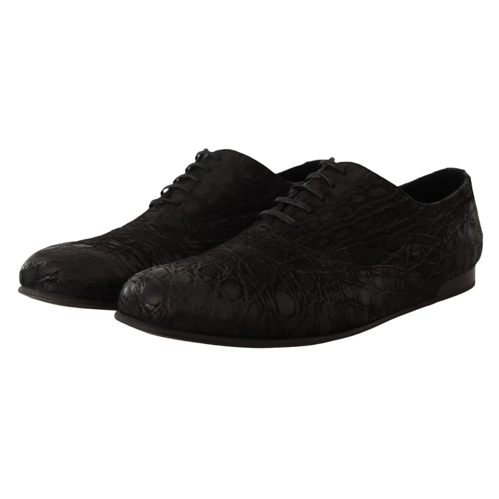 Dolce & Gabbana Elegant Exotic Leather Oxford Shoes