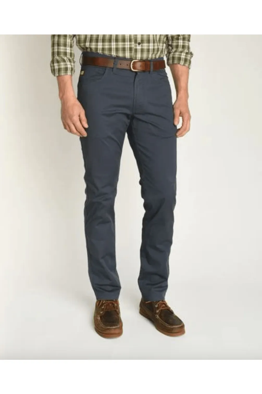 Duck Head Shoreline Five-Pocket Washed Navy