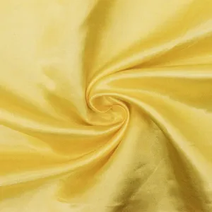 Fantasy Yellow Solid Poly Antique Satin Woven Fabric