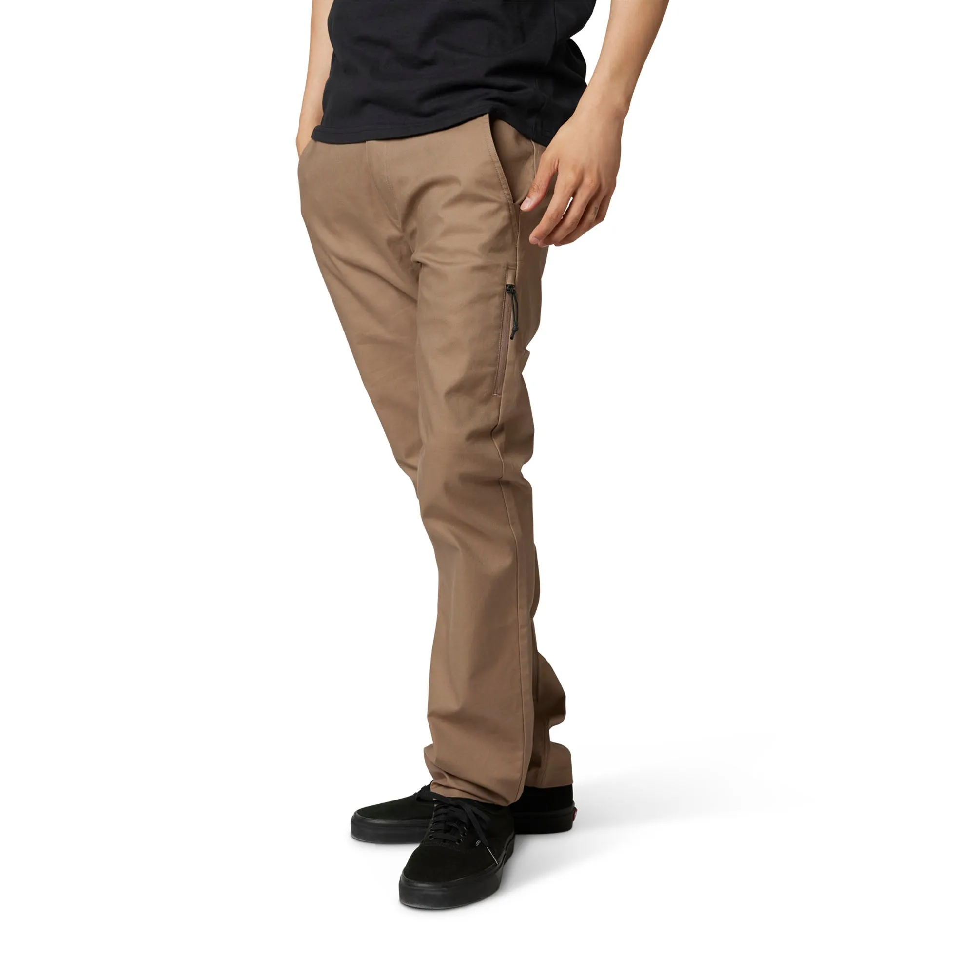 Fox Racing  Mens Chai Essex Stretch Slim Pants Classic Chino Casual Soft