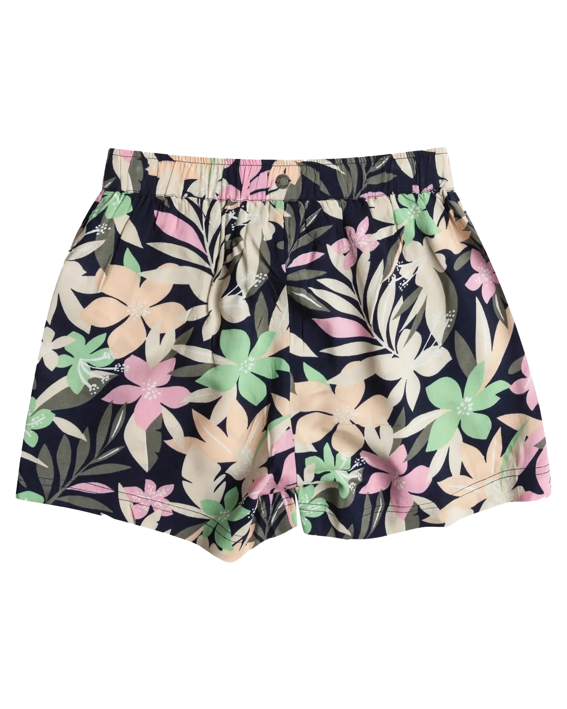 Girls Blue Ocean Floor Shorts in Naval Academy & Ilacabo