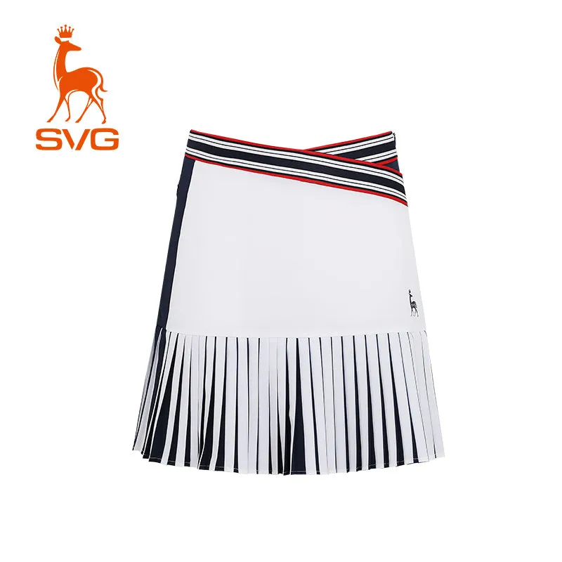 Golf Digest Recommended - SVG Golf Women's Wrap Pleated Skirt (Longer Version)