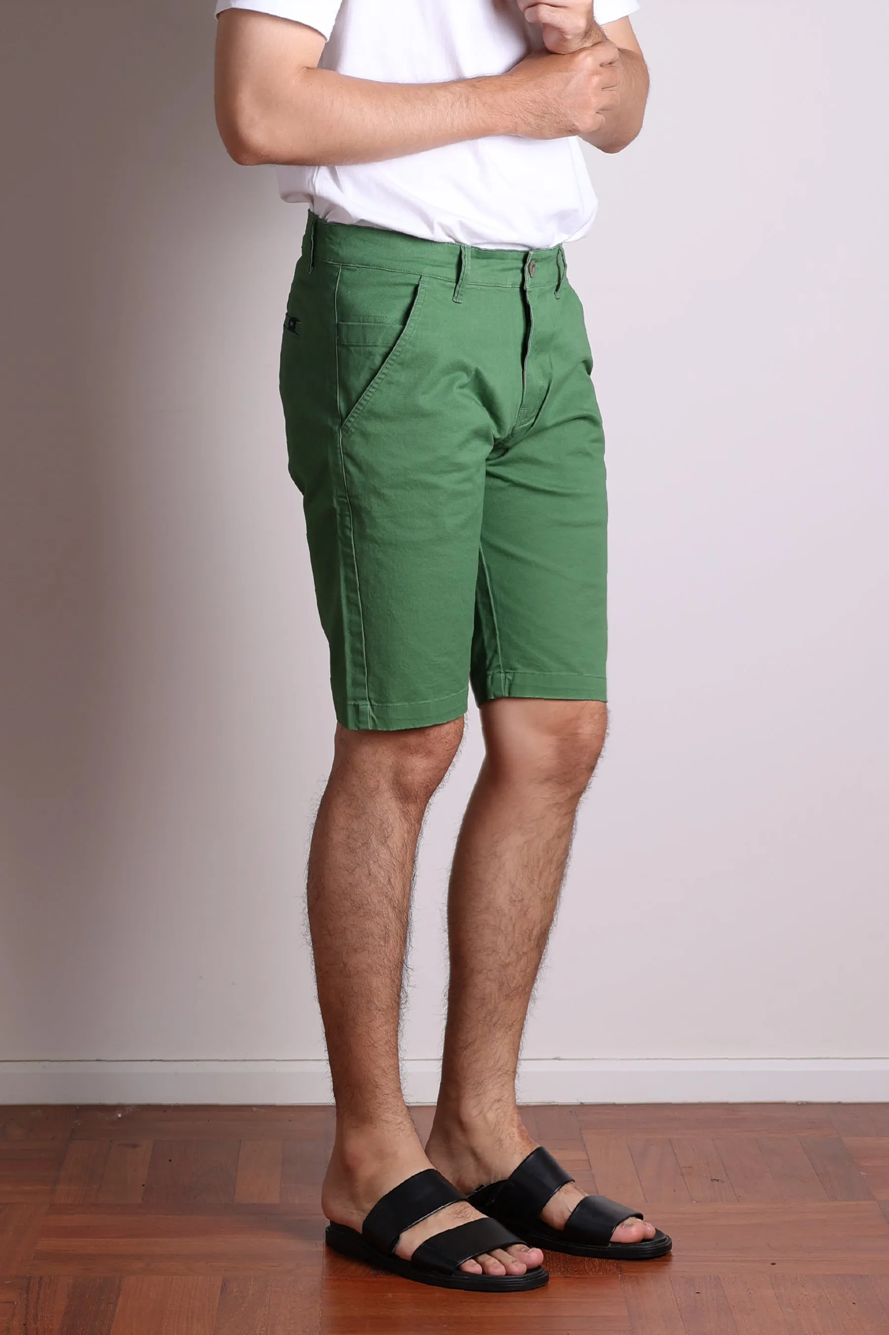 Jack Russel - Men Shorts - Klassik JS-217/GRN Slim Fit Green