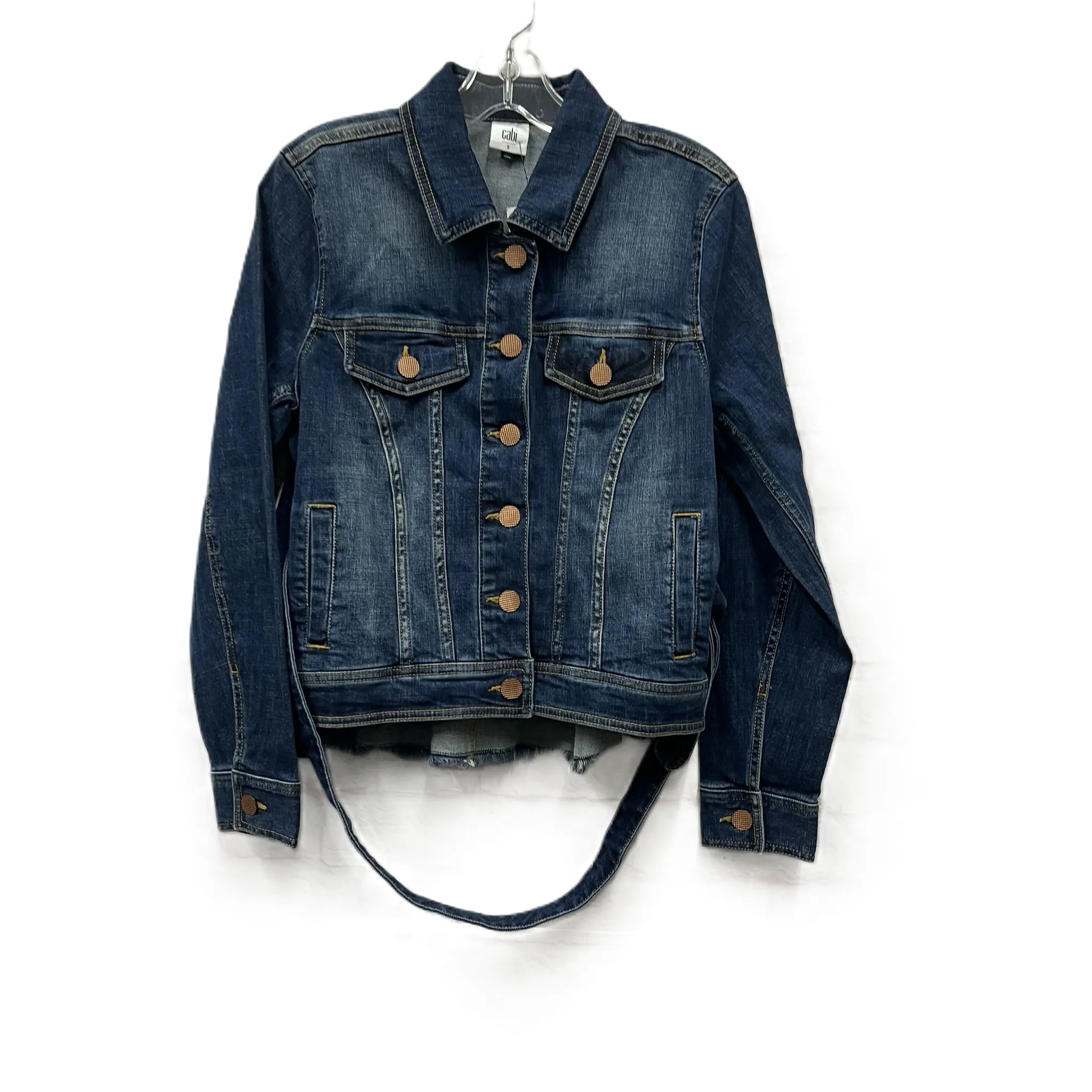 Jacket Denim By Cabi In Blue Denim, Size: S