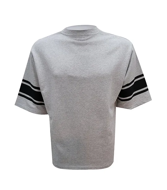 Japan Line Champion Half Sleeve Crewneck Light Gray