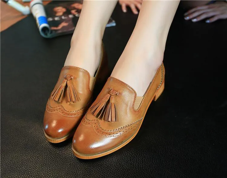 Ladies Vintage Oxford Shoes