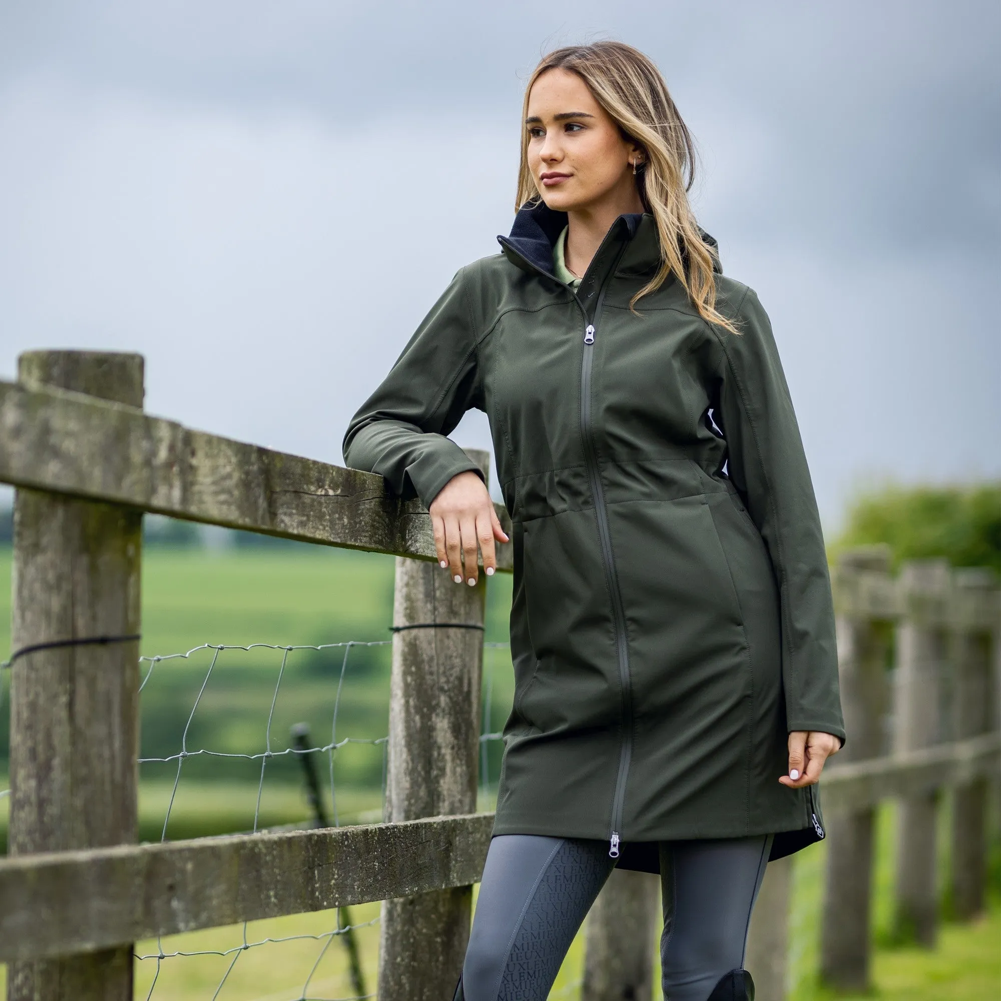 Lemieux Ladies Maisie Lightweight Riding Jacket - Forest