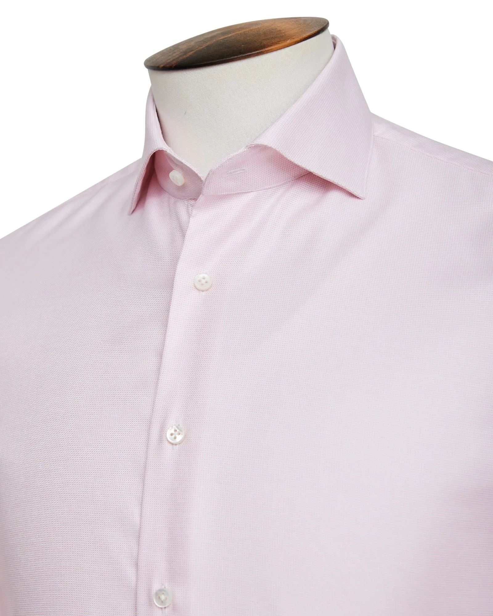 Light Pink Dobby Cutaway Collar Shirt