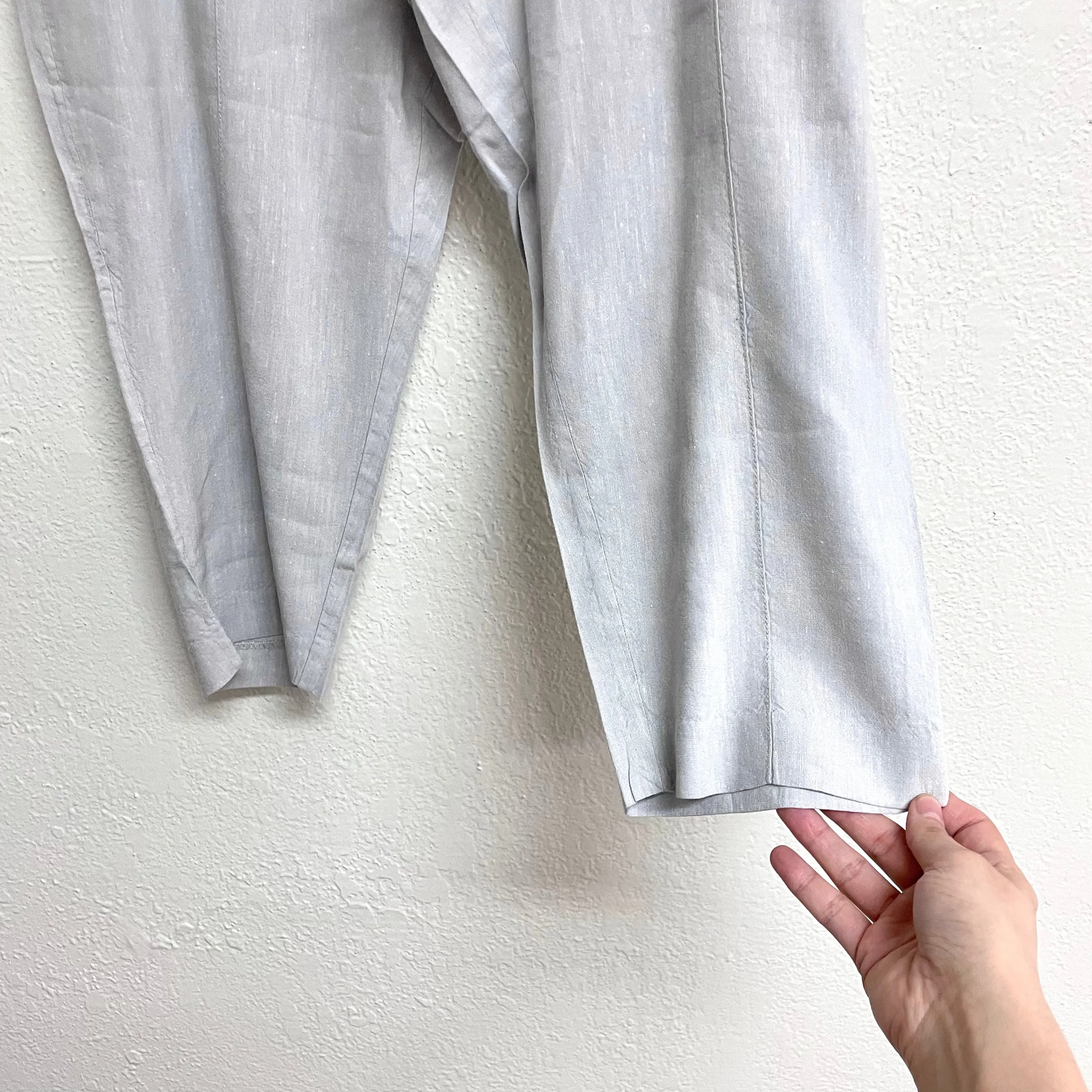 Linen Blend Capris