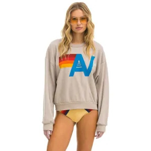 Logo Relaxed Crew Sweatshirt (Sand)