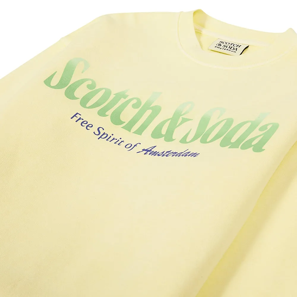 Logo Sweathshirt | Yellow