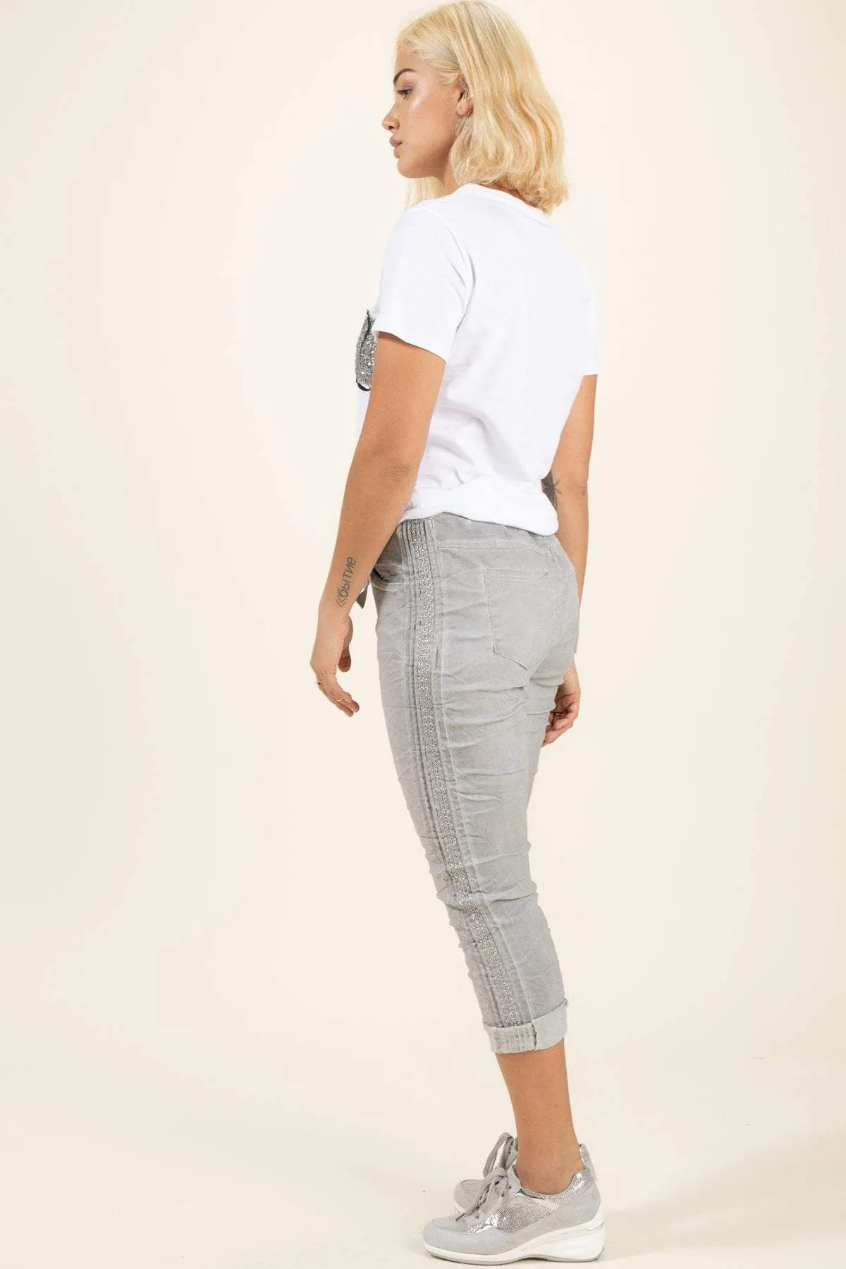 Lounge All Day Capri Pants- Made in Italy