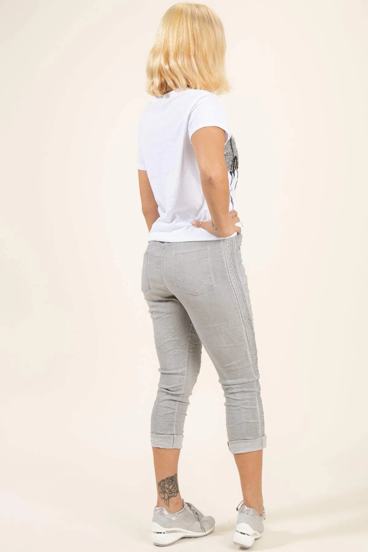 Lounge All Day Capri Pants- Made in Italy