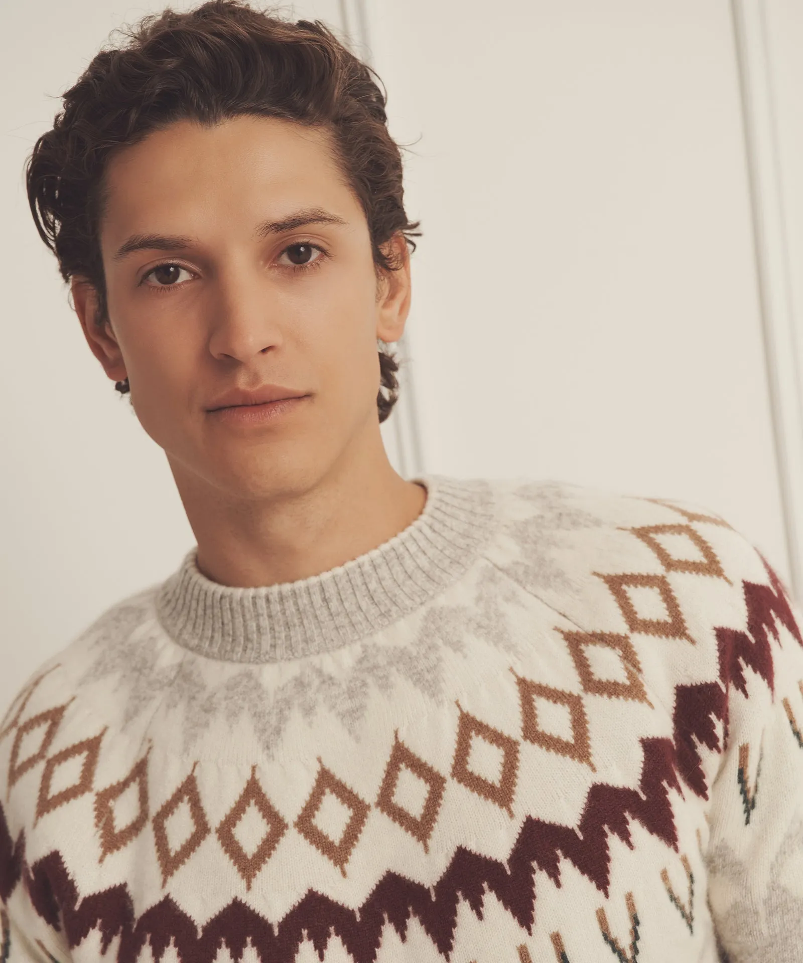 Luxe Cashmere Fair Isle Crewneck