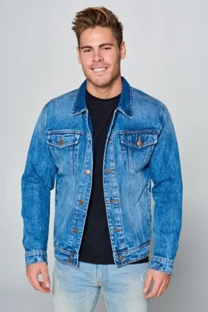 Men's Medium Blue Denim Jacket