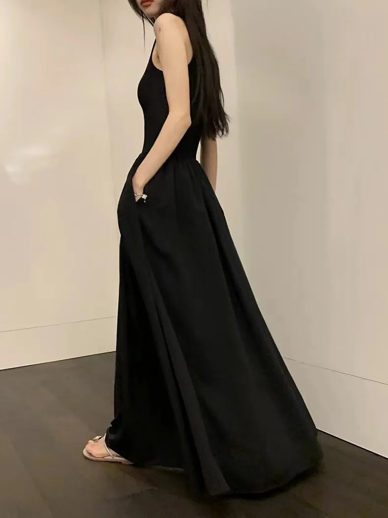 Minimalist Sleeveless Elegant Long Dress