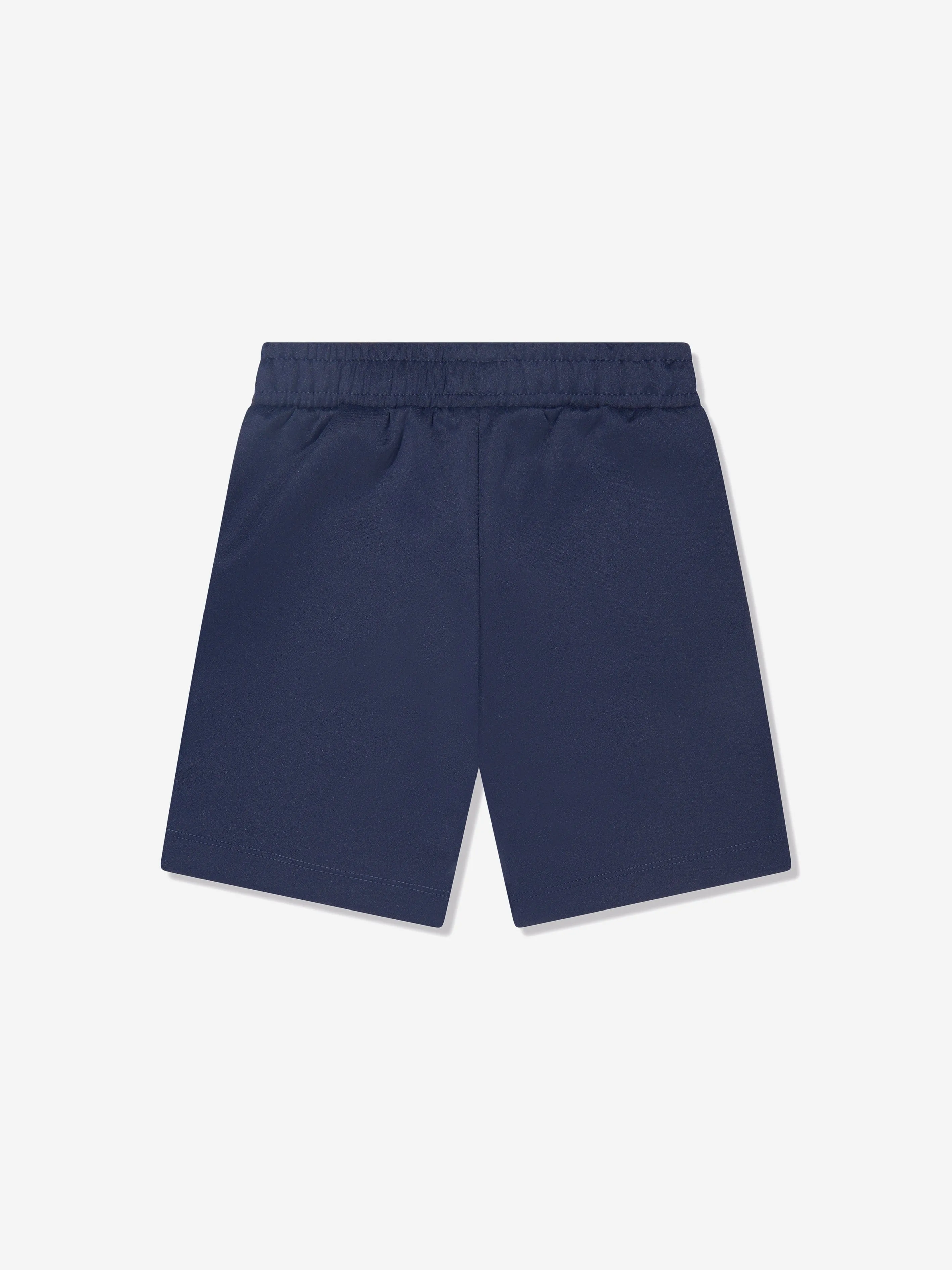 Moschino Boys Milano Logo Bermuda Shorts in Navy