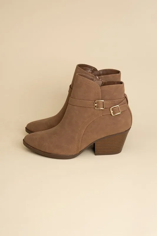 Nora Ankle Boots With Buckle Detail