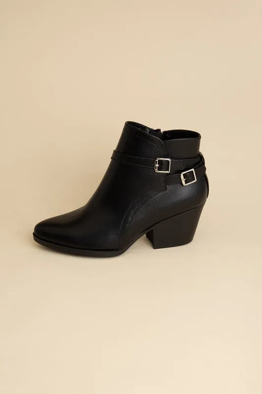 Nora Ankle Boots With Buckle Detail