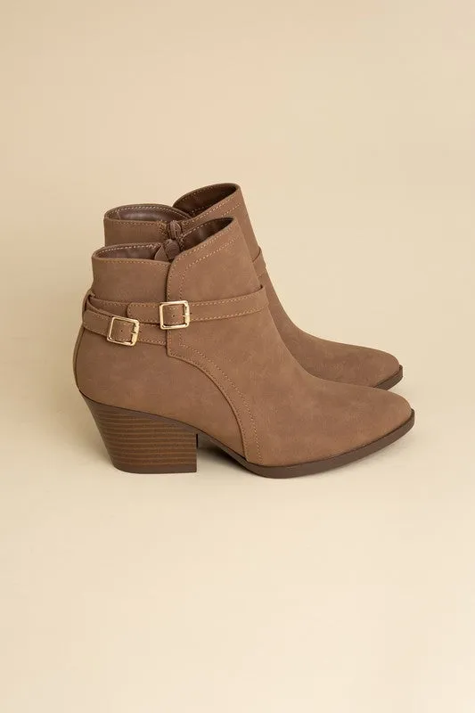 Nora Ankle Boots With Buckle Detail