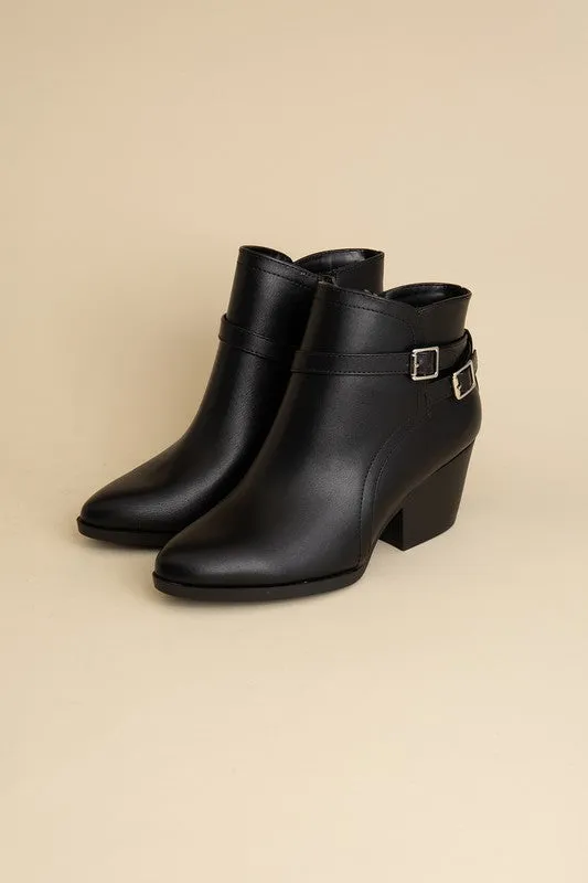 Nora Ankle Boots With Buckle Detail