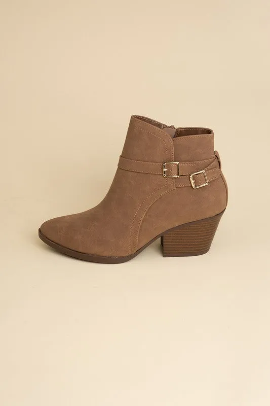 Nora Ankle Boots With Buckle Detail