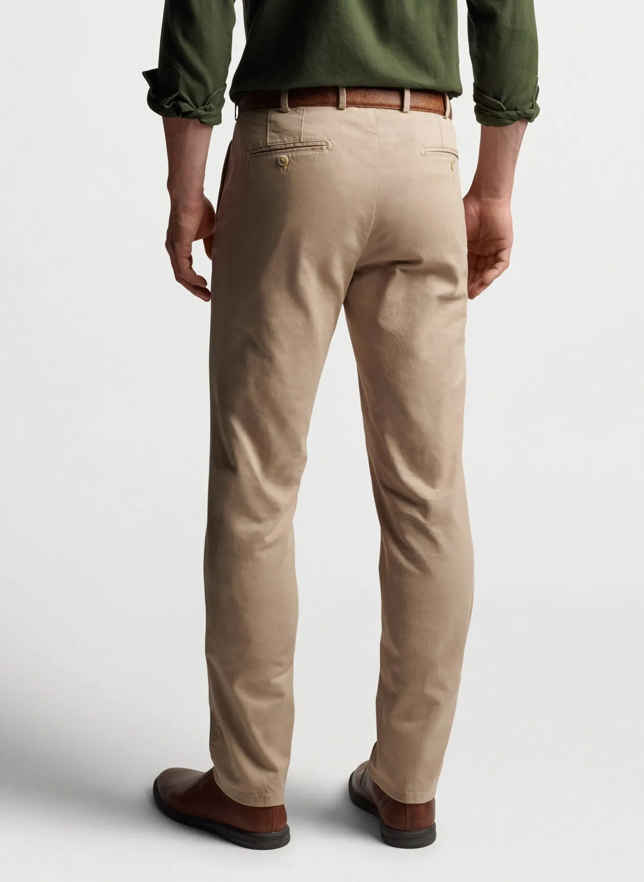 Pilot Twill Flat Front Trouser- Khaki