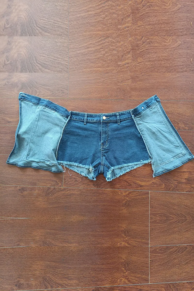 PS3500 Stretch Denim Skorts Pant