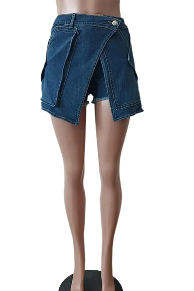 PS3500 Stretch Denim Skorts Pant