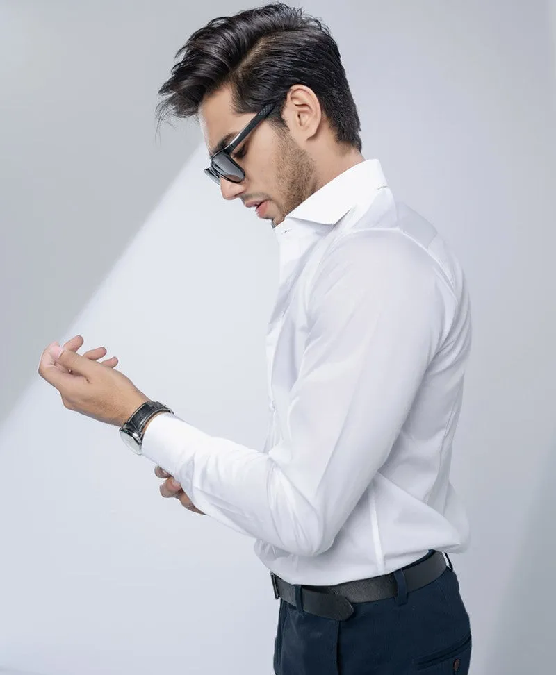 Pure White Shirt (Slim / Modern Fit)