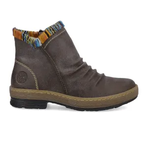 Rieker Z6755-45 Felicitas Ankle Boot (Women) - Gray/Multi