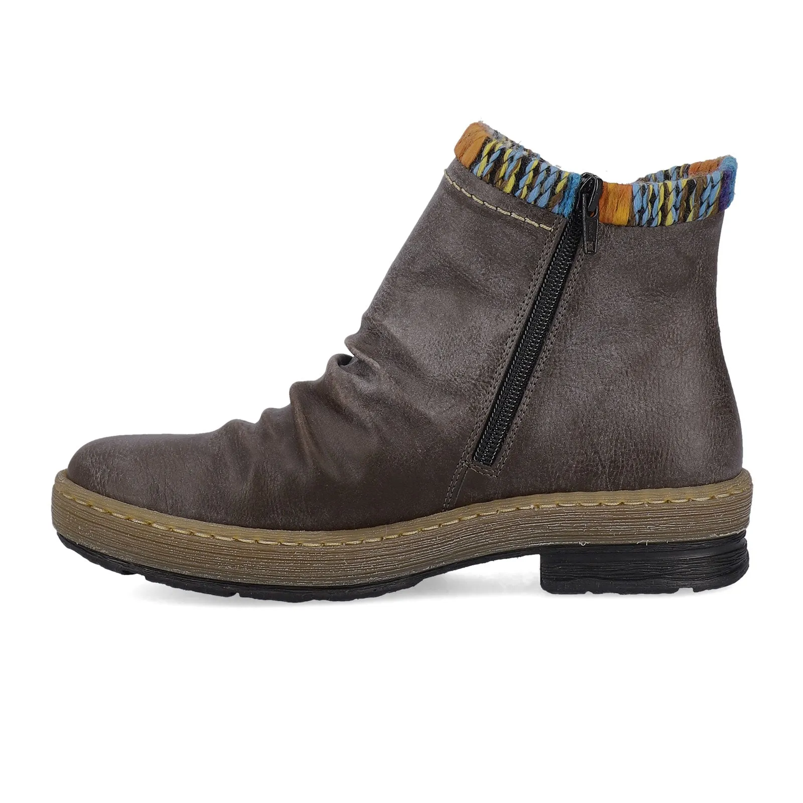 Rieker Z6755-45 Felicitas Ankle Boot (Women) - Gray/Multi