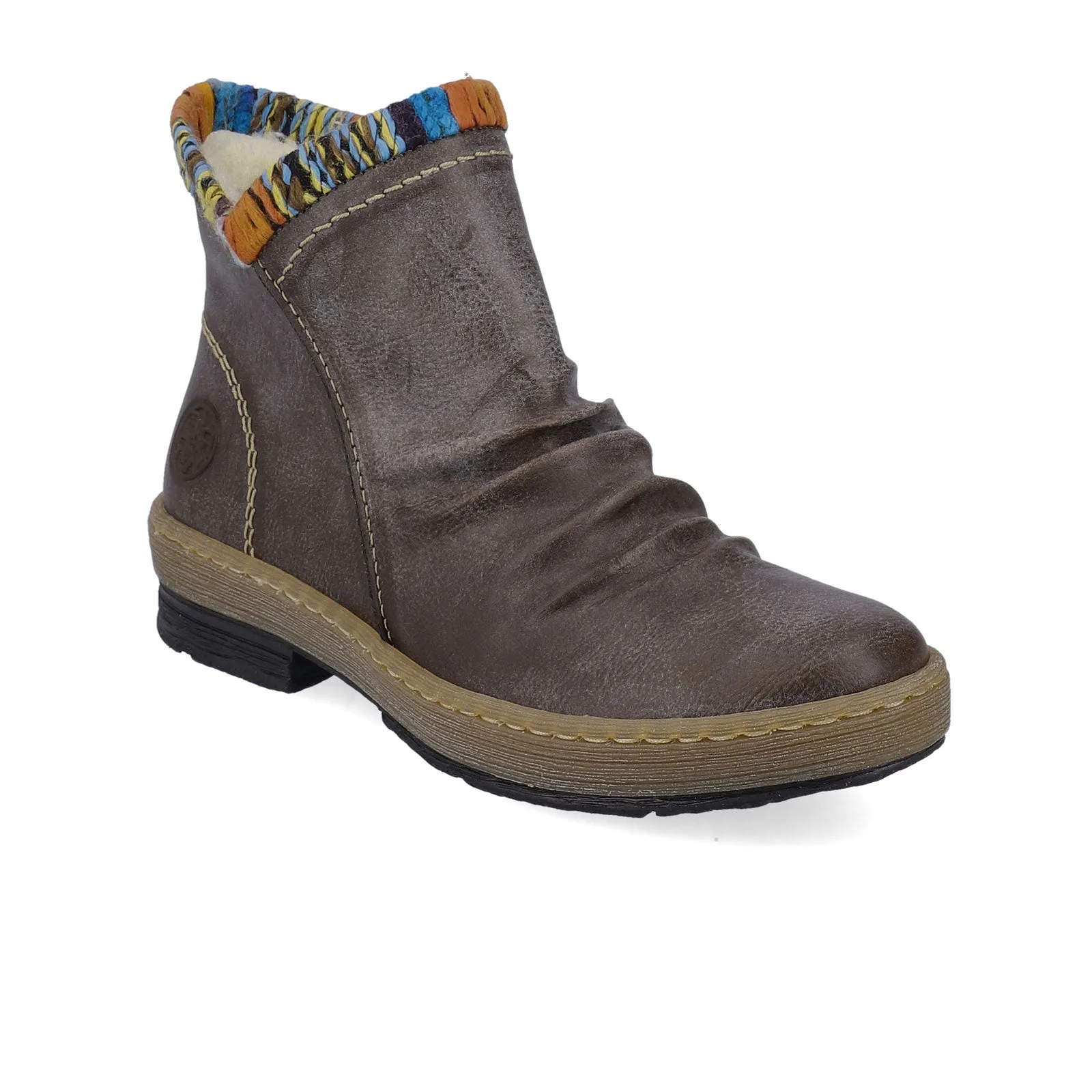 Rieker Z6755-45 Felicitas Ankle Boot (Women) - Gray/Multi