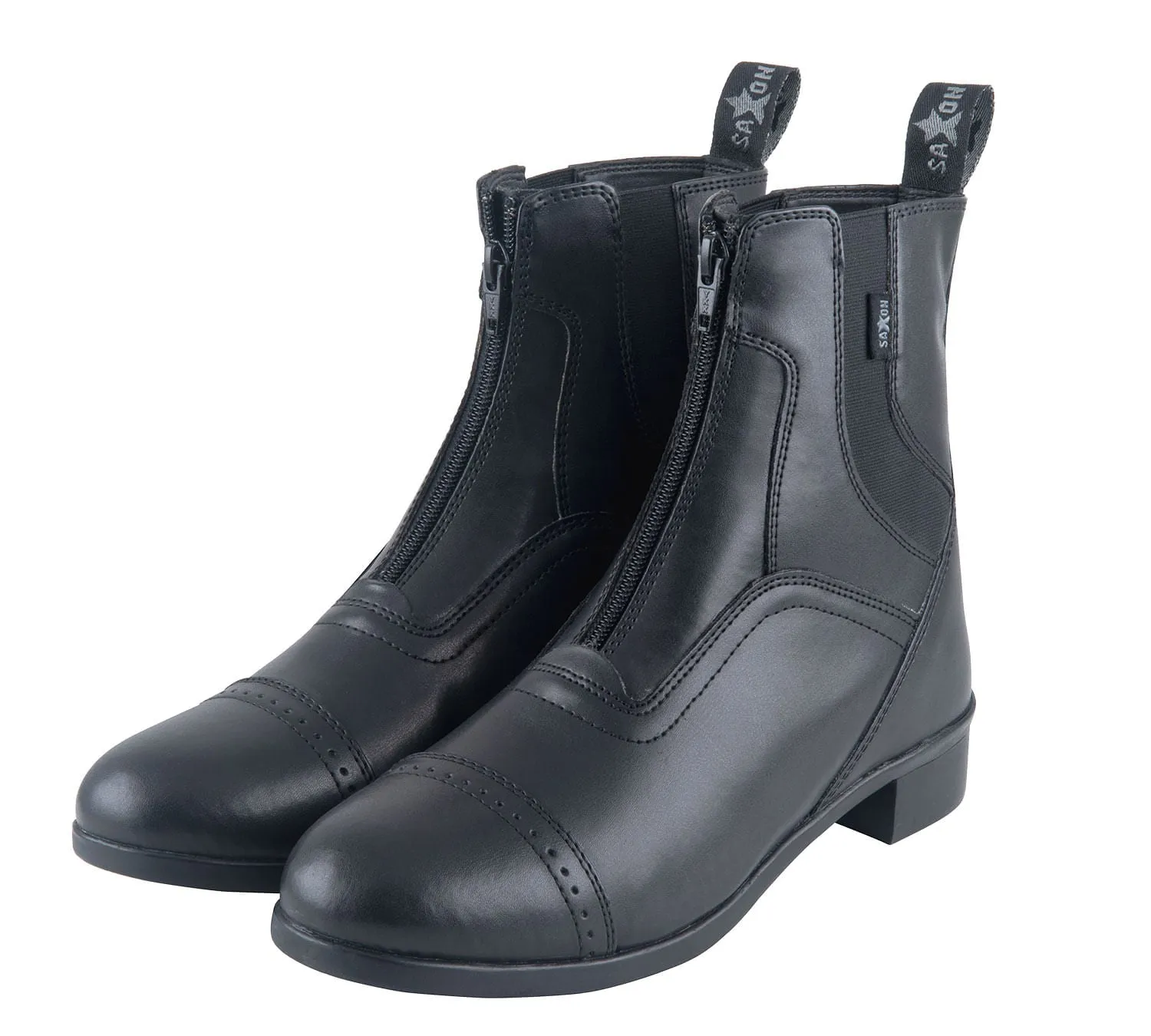 Saxon Syntovia Zip Paddock Boots, Childrens